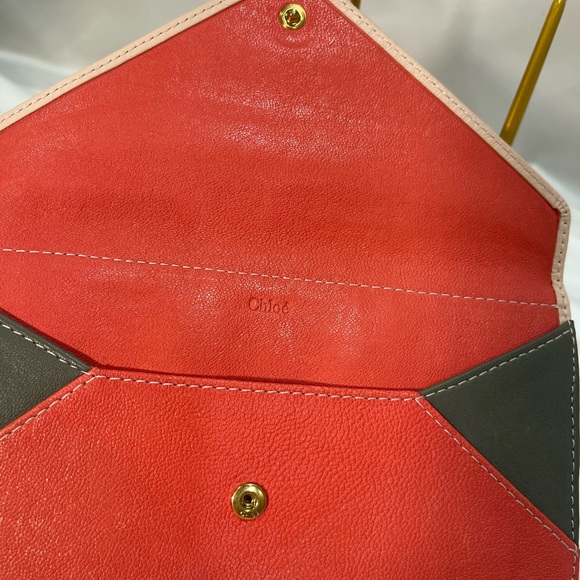 sold on another site ‼️Chloe Tri-color Color Block Long Wallet - Picture 6 of 12